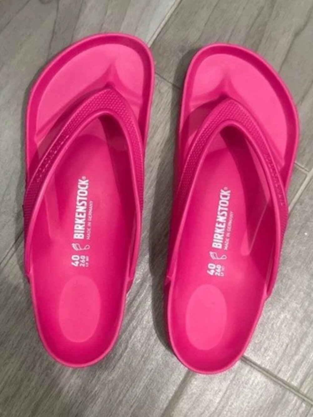 Birkenstock Honolulu EVA Sandals in Beetroot EU 40 Women's Size 9